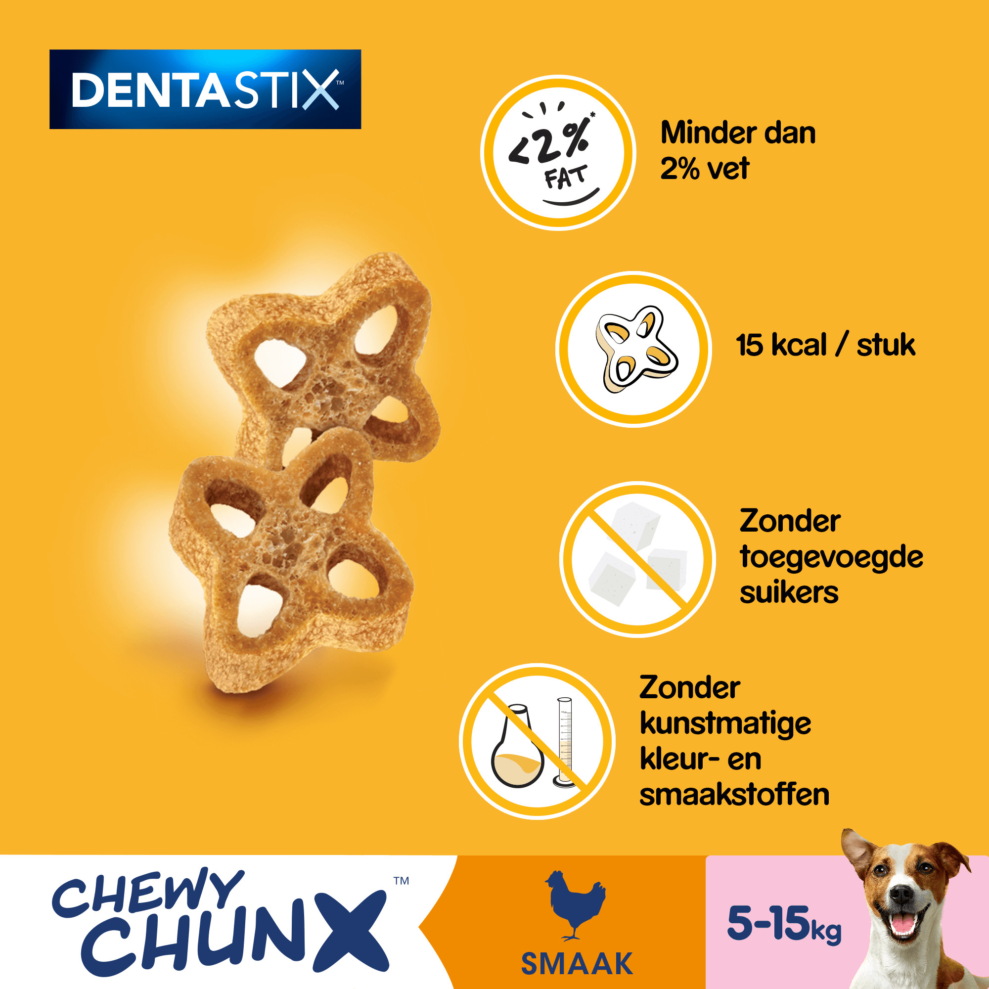 Pedigree Dentastix Chewy Chunx Zahnpflege Mini Hühnergeschmack 68 g