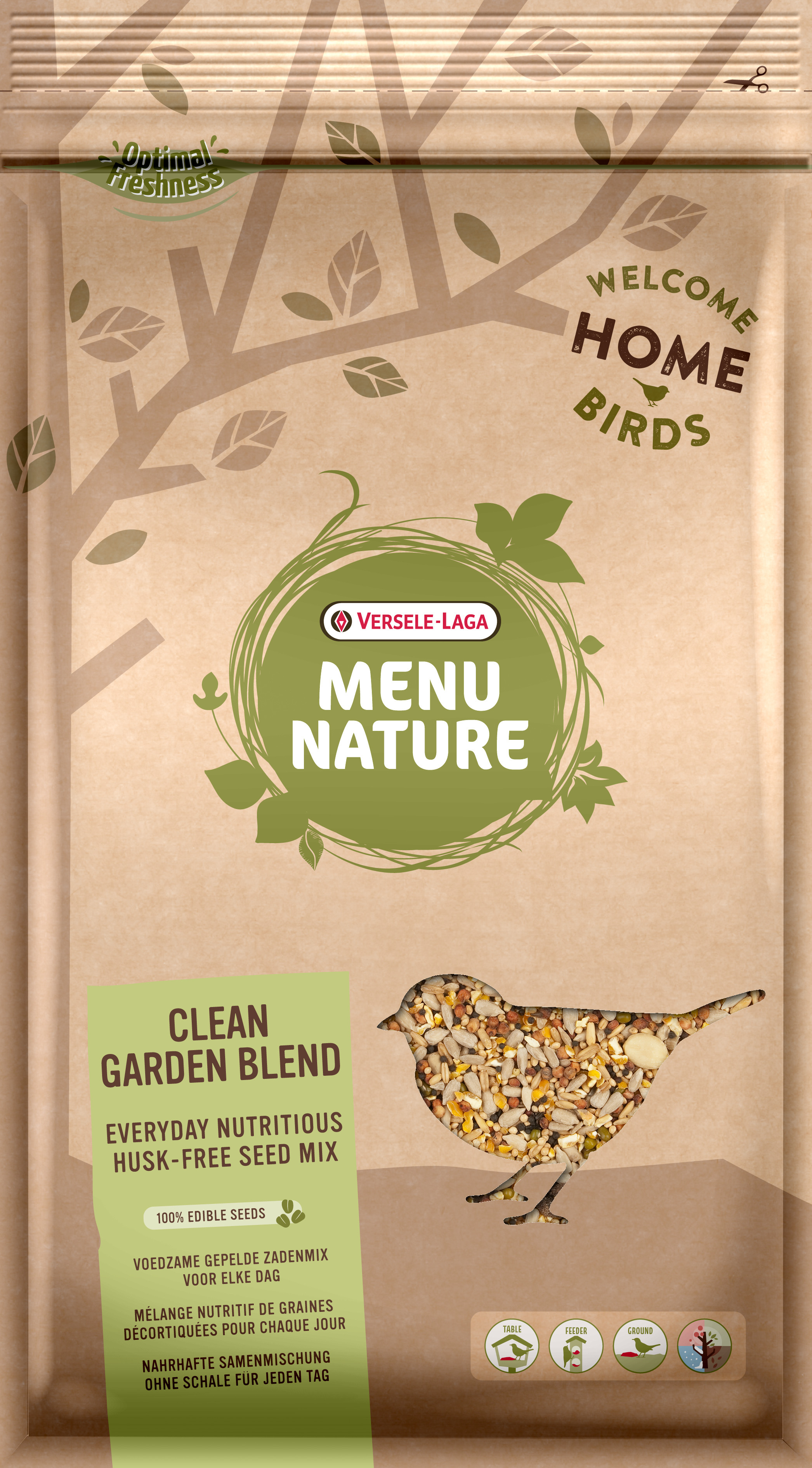 Versele-Laga Menu Nature Clean Garden Blend Samenmix Streufutter Gartenvögel