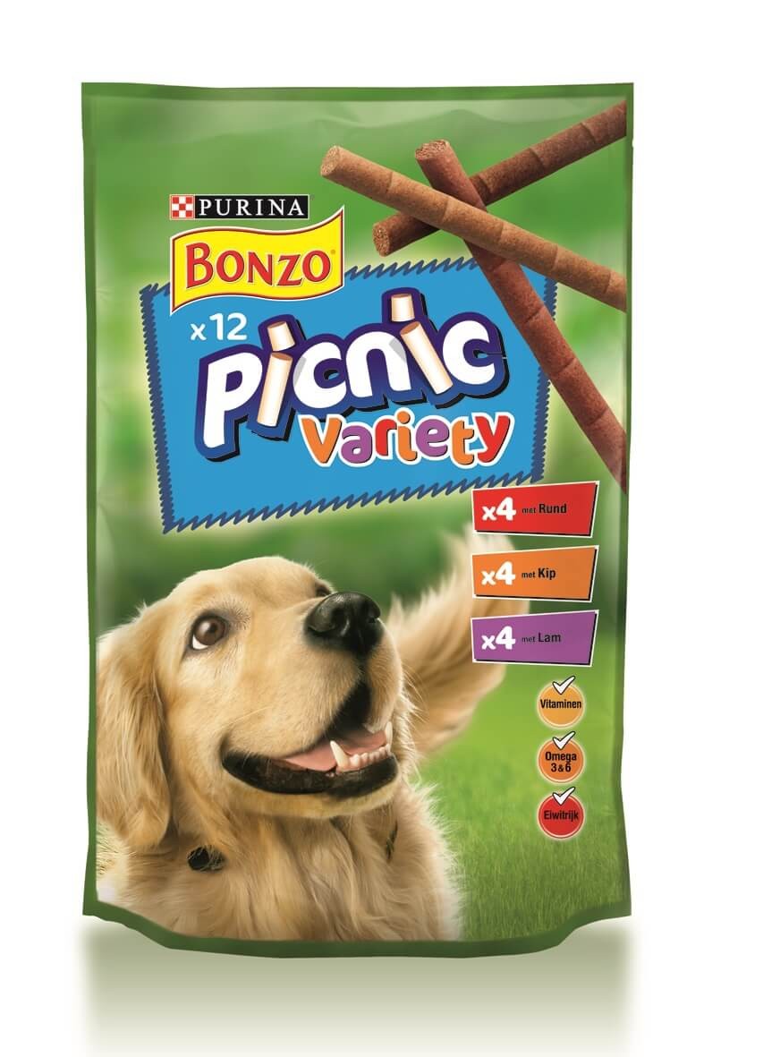 Purina Bonzo (Friskies) Picnic Variety Hundesnack (100 g)