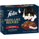 Felix Tasty Shreds Variation vom Land mit Rind, Huhn, Ente, Pute in Sauce Nassfutter Katze 