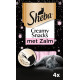 Sheba Creamy Snacks mit Lachs Katzensnack (4 Stück)