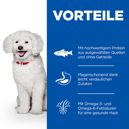 Hill's Adult Small & Mini Hypoallergenic Hundefutter mit Lachs