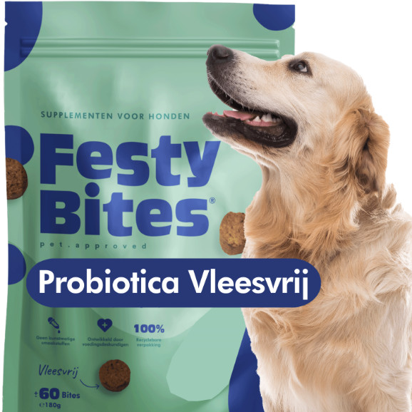 FestyBites Probiotica Vleesvrij supplement hond