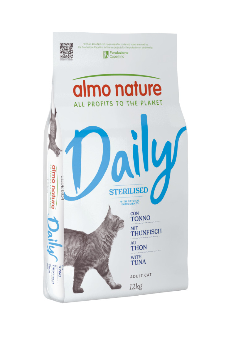 Almo Nature Daily Sterilised met tonijn kattenvoer