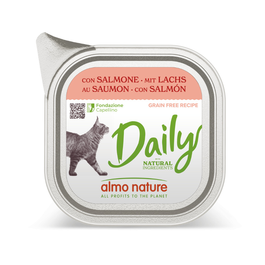 Almo Nature Daily met Zalm 100 gram