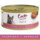 Cadilo Daily Delights - Thunfisch mit Garnelen Paté - Nassfutter Katze (70 g)