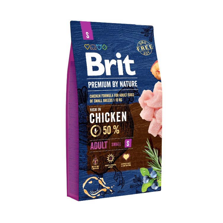 Brit Premium by Nature Adult S hondenvoer