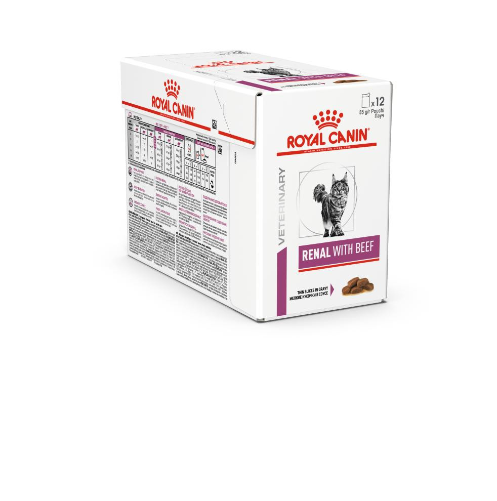 Royal Canin Veterinary Renal mit Rind Katzen-Nassfutter