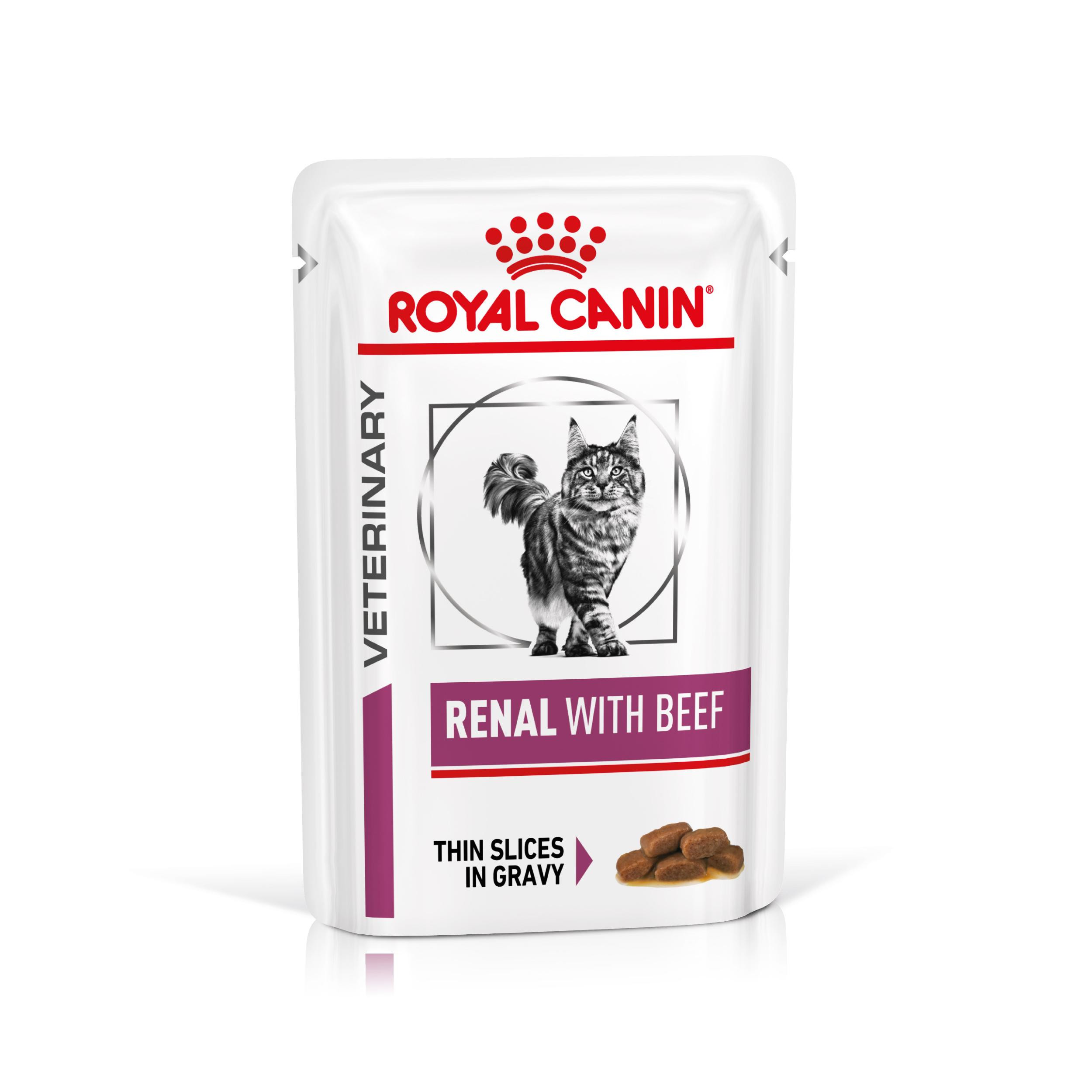 Royal Canin Veterinary Renal mit Rind Katzen-Nassfutter