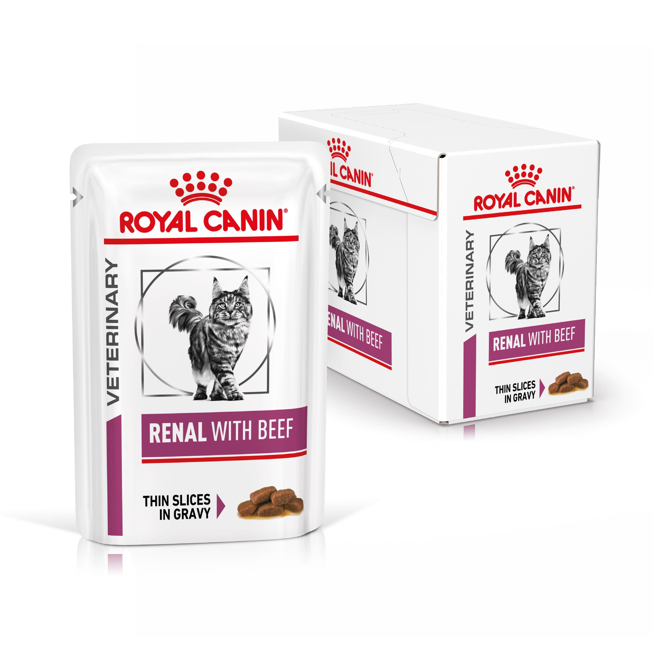 Royal Canin Veterinary Renal mit Rind Katzen-Nassfutter