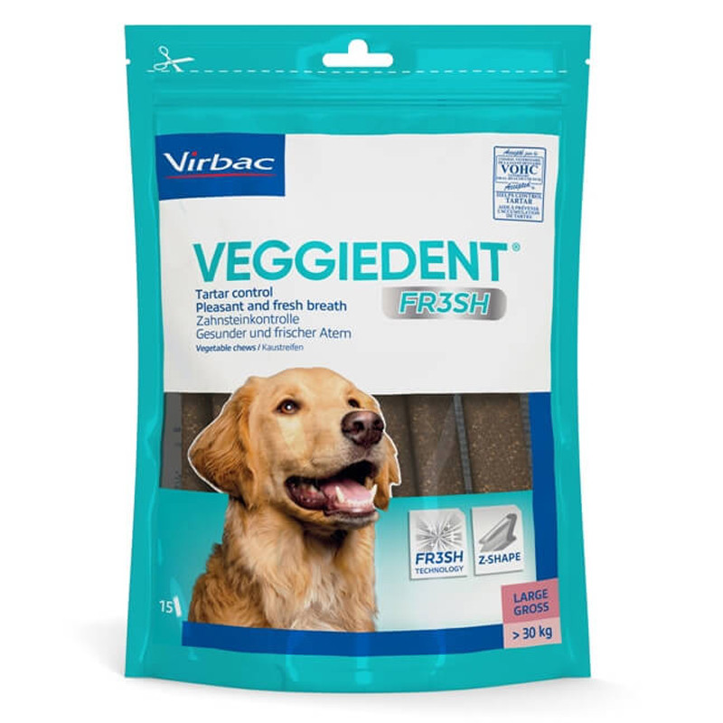 Virbac VeggieDent Large hondensnack vanaf 30 kg