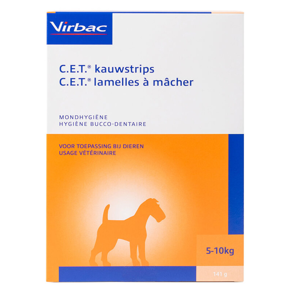 Virbac C.E.T. Kauwstrips hond tot 10 kg