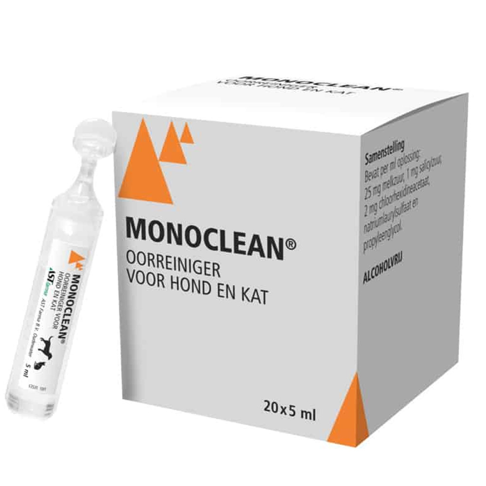 Monoclean Oorreiniger voor hond en kat