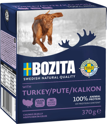 Bozita Naturals met kalkoen natvoer hond