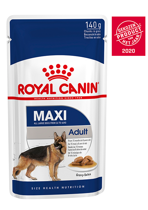 Afbeelding Royal Canin Maxi Adult natvoer 10 zakjes door Brekz.nl